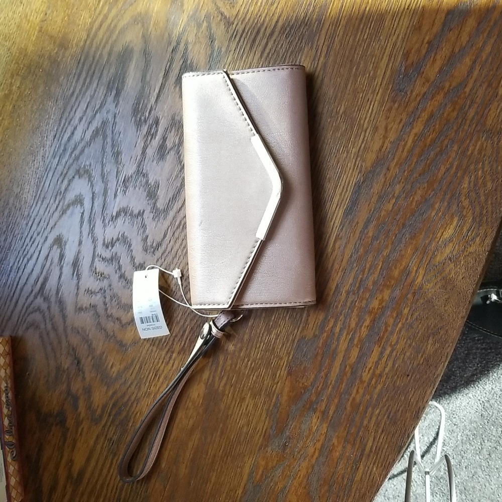 Gold New York & Company wristlet